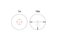 Vector Optics Continental x10 1-10x28 ED RAR-C FFP céltávcső
