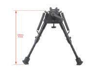 Vector Optics schwenkbares Zweibein 6" - 9"
