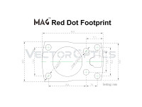 Vector Optics MAG Cantilever-Erhöhung Lower 1/3 CO-WITNESS für Rotpunktvisier - Frenzy