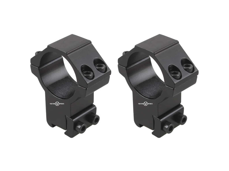 Vector Optics 25,4mm szerelékgyűrűk 11mm horonyra, magas