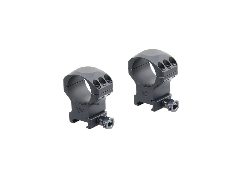 Vector scope rings 30mm X-Accu 1,25" medium
