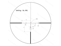 Vector Optics Continental x8 1-8x24i ED Fiber céltávcső