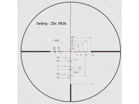 Puškohľad Vector Optics Continental x8 3-24×56 ED