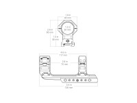 Vector Optics 30mm X-MOD 1,5" Extended Picatinny-Montage