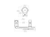 Vector Optics 34mm X-MOD 1,5" Extended Picatinny montáž