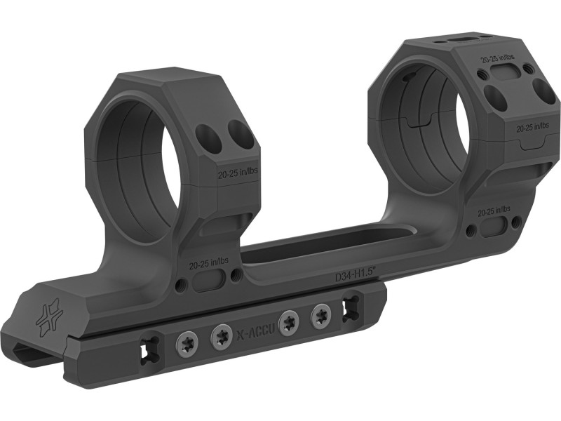 Vector Optics 34mm X-MOD 1.5" One Piece Extended Picatinny Mount