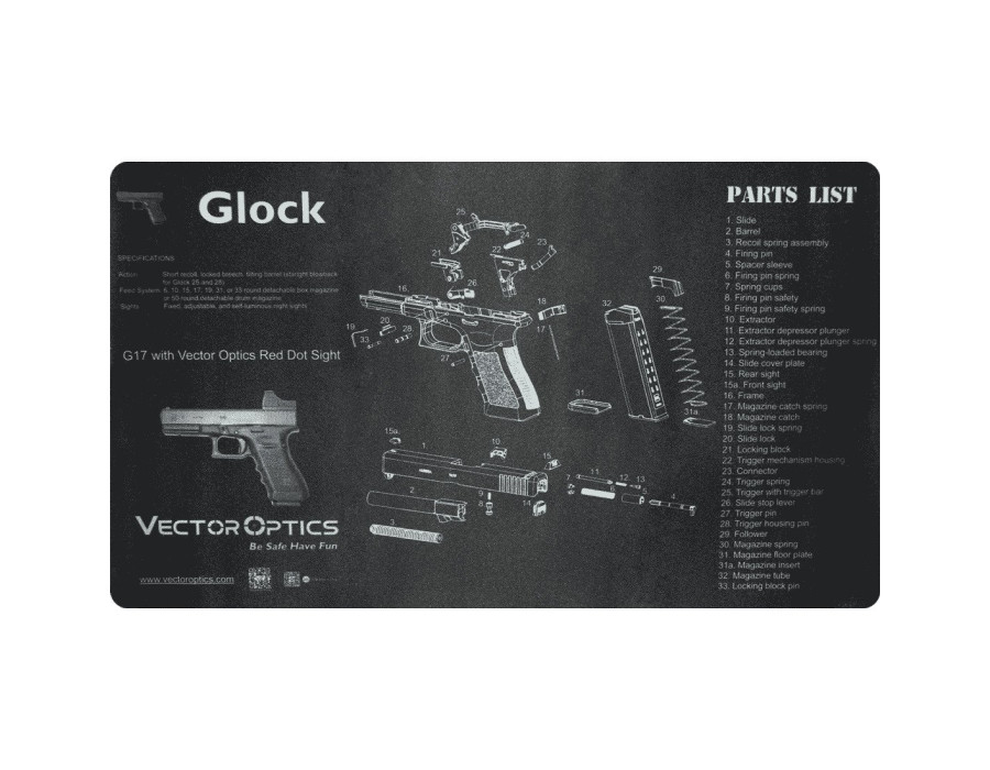 Vector working pad Glock Vector working pad Glock