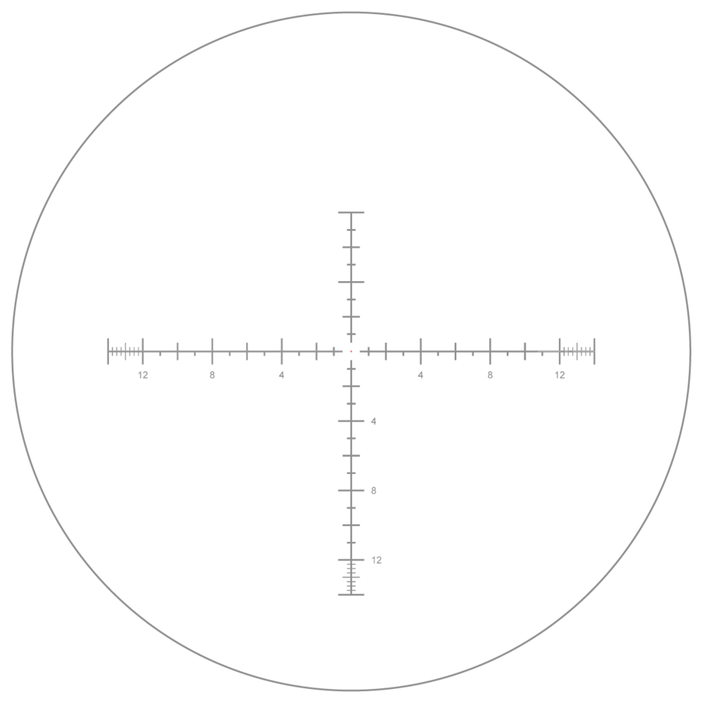 Tauron reticle at low magnification