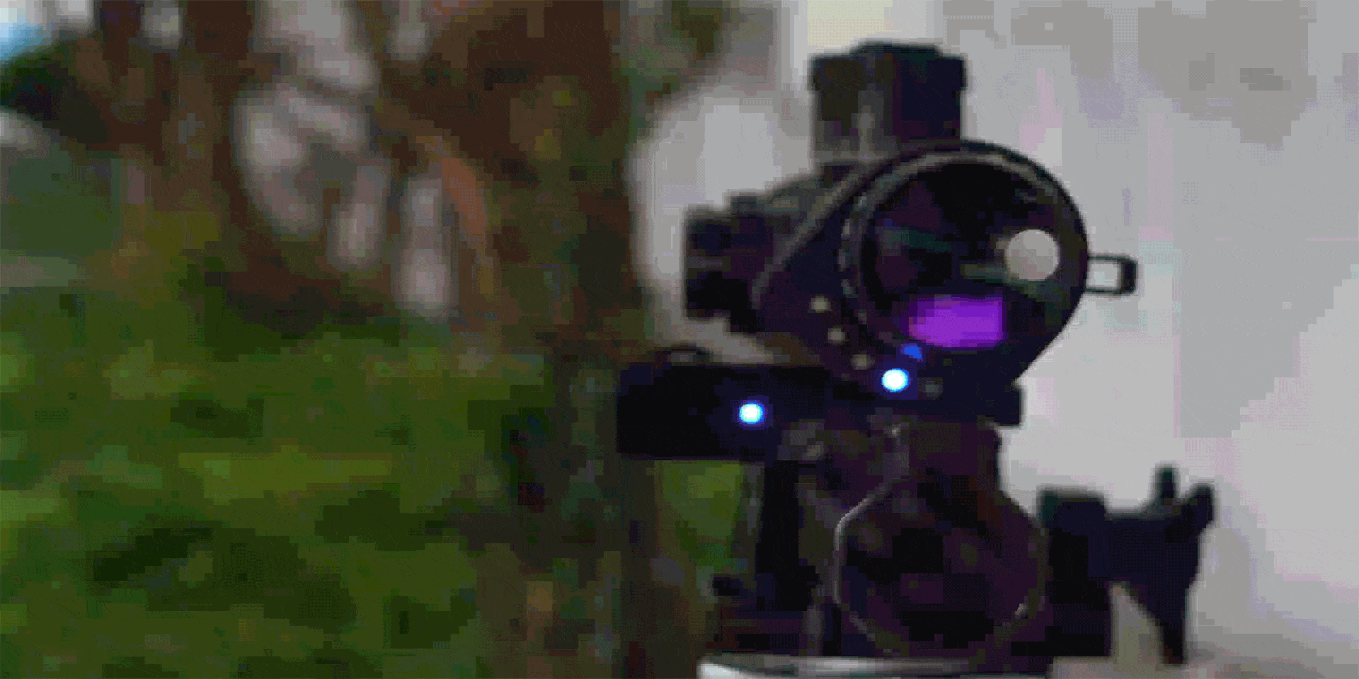 SCACD-28 in action – animation of the LED cant indication